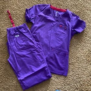 Med couture scrub set